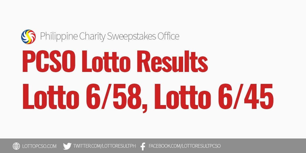 lotto result 6 58 prize