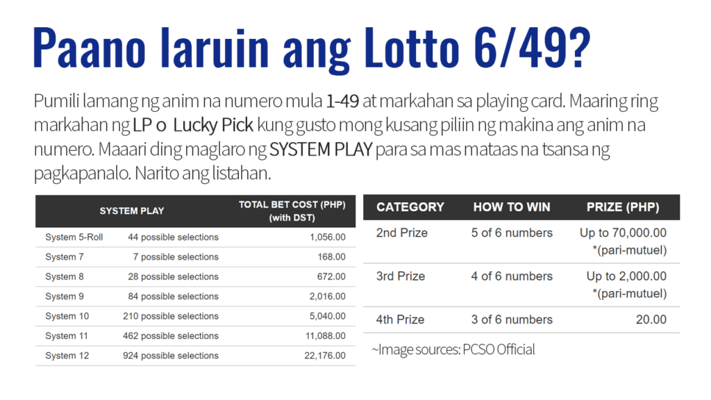 3 numbers lotto prize