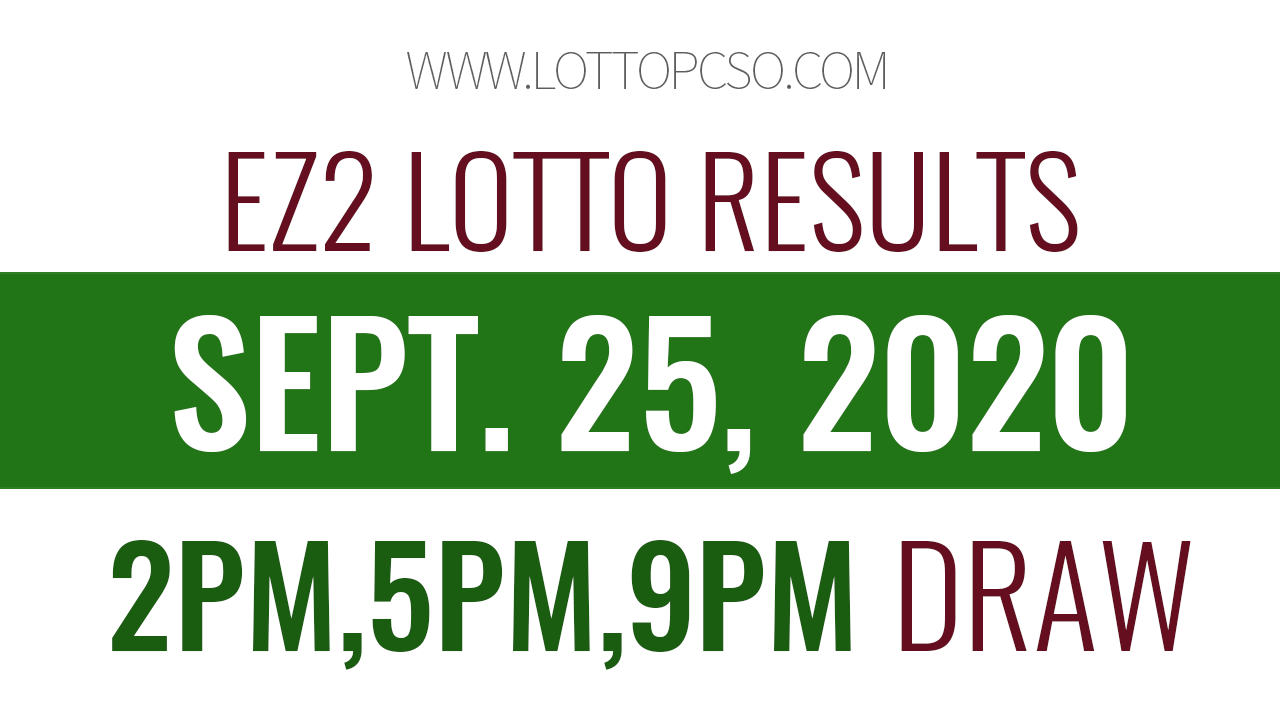 ez2 lotto winning numbers