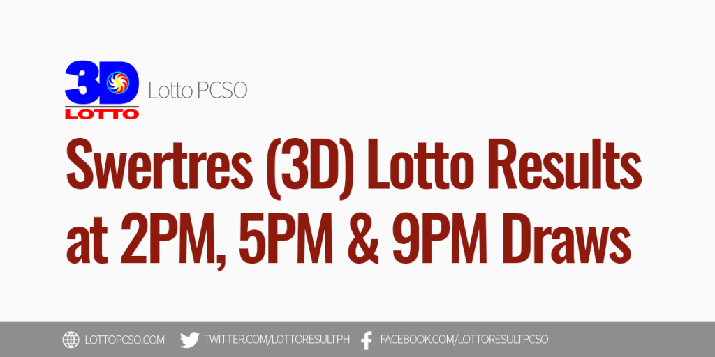 SWERTRES RESULT January 23, 2021 PCSO 3D Lotto Results
